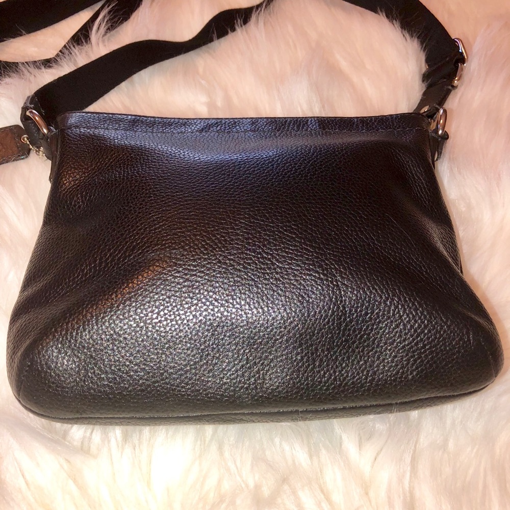 Black leather coach crossbody - Picture 2 of 6